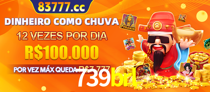 Banner do programa de recompensas Recomende para amigos do 739brl, detalhando os bônus por convidar amigos, com prêmios que chegam a R$288.888.